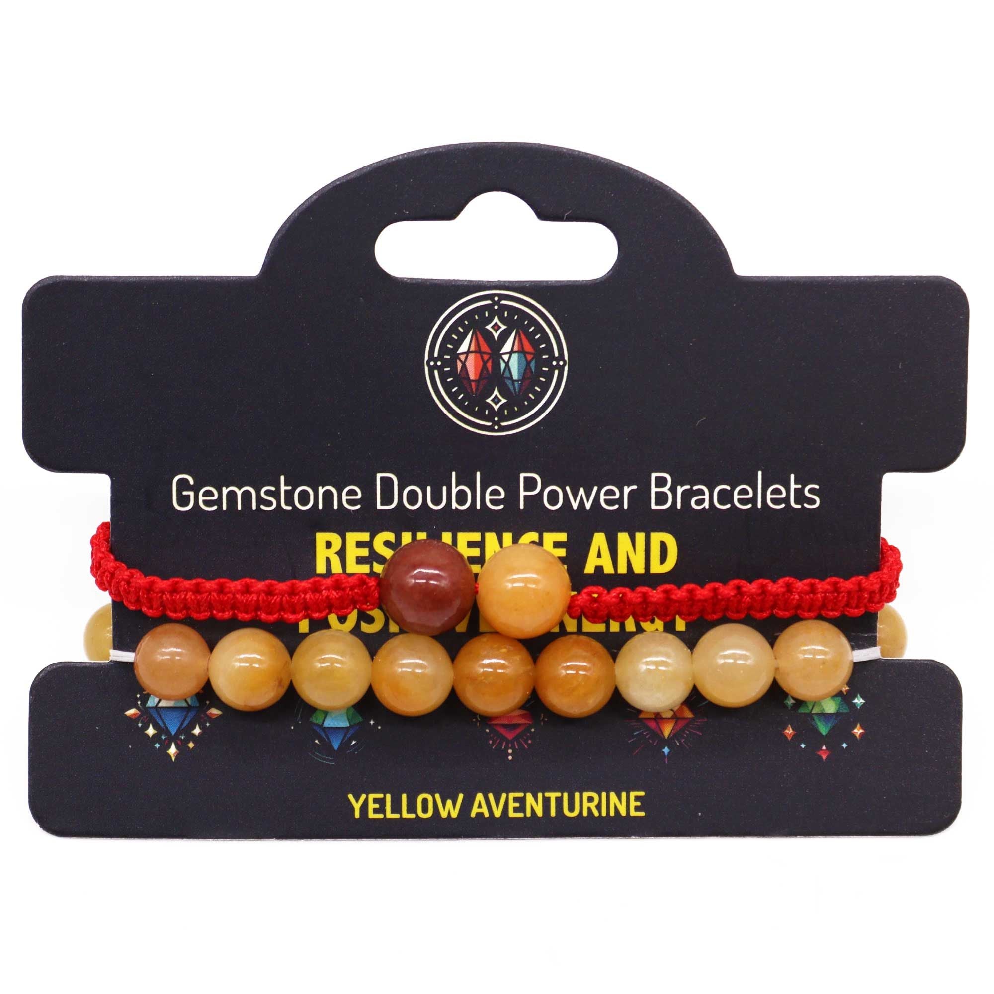 Bracelet double énergie - Aventurine Jaune