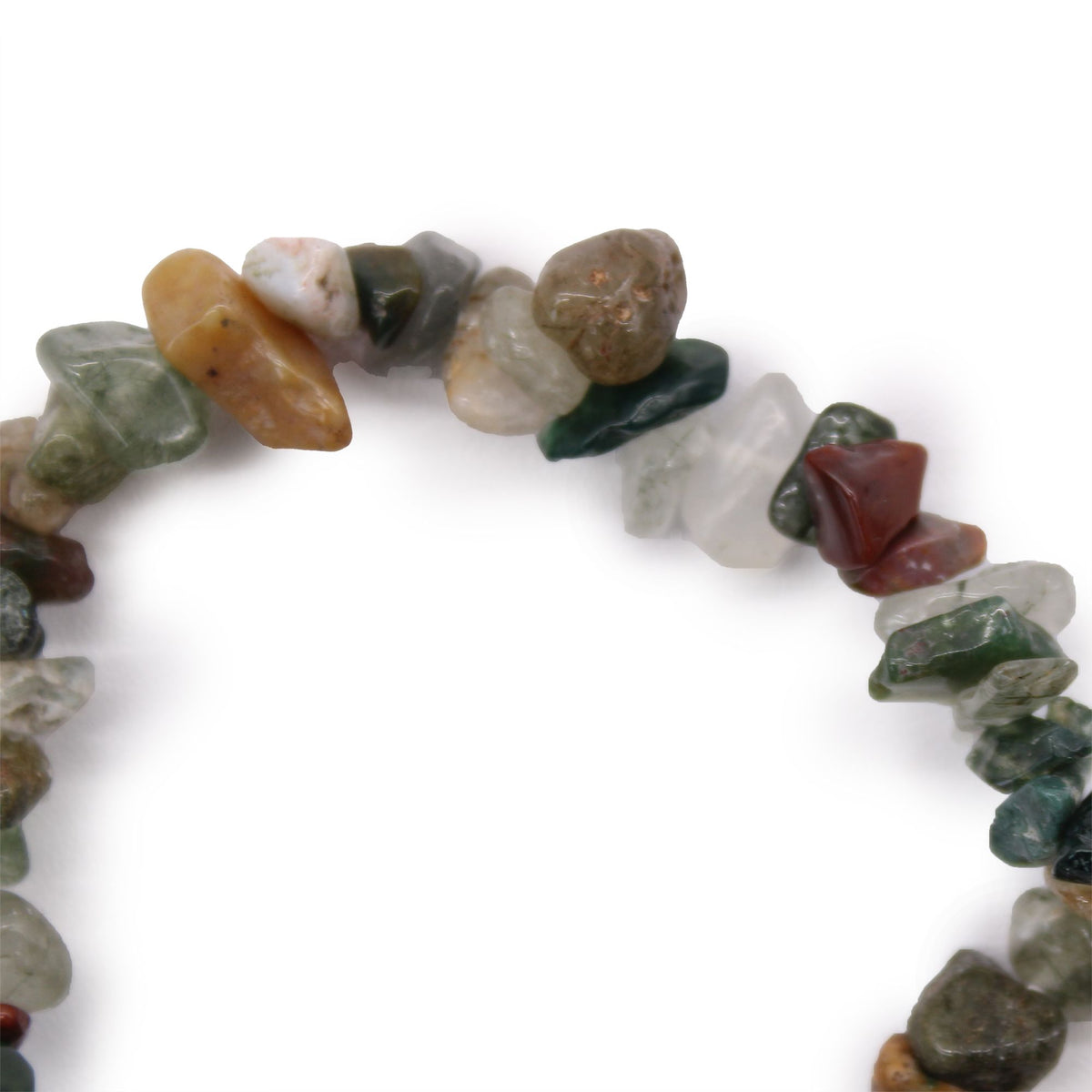 Bracelet en chips de Agate Mousse - photo 2