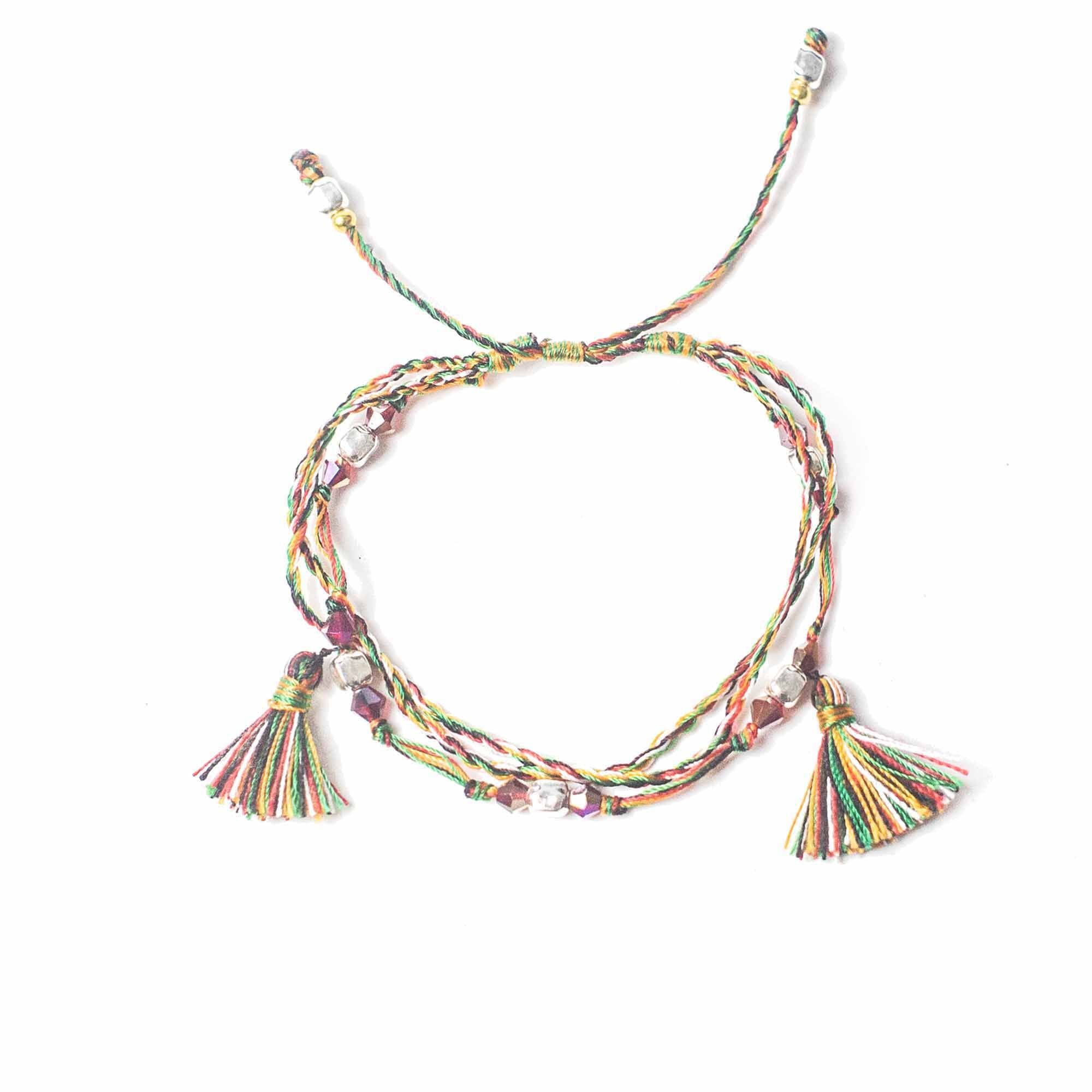 Bracelet Temple Panca Datu - 5 Couleurs Bouddhiste