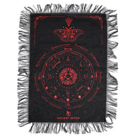 Tapis Divination Papillon Mystique Noir & Rouge Sang – photo 2