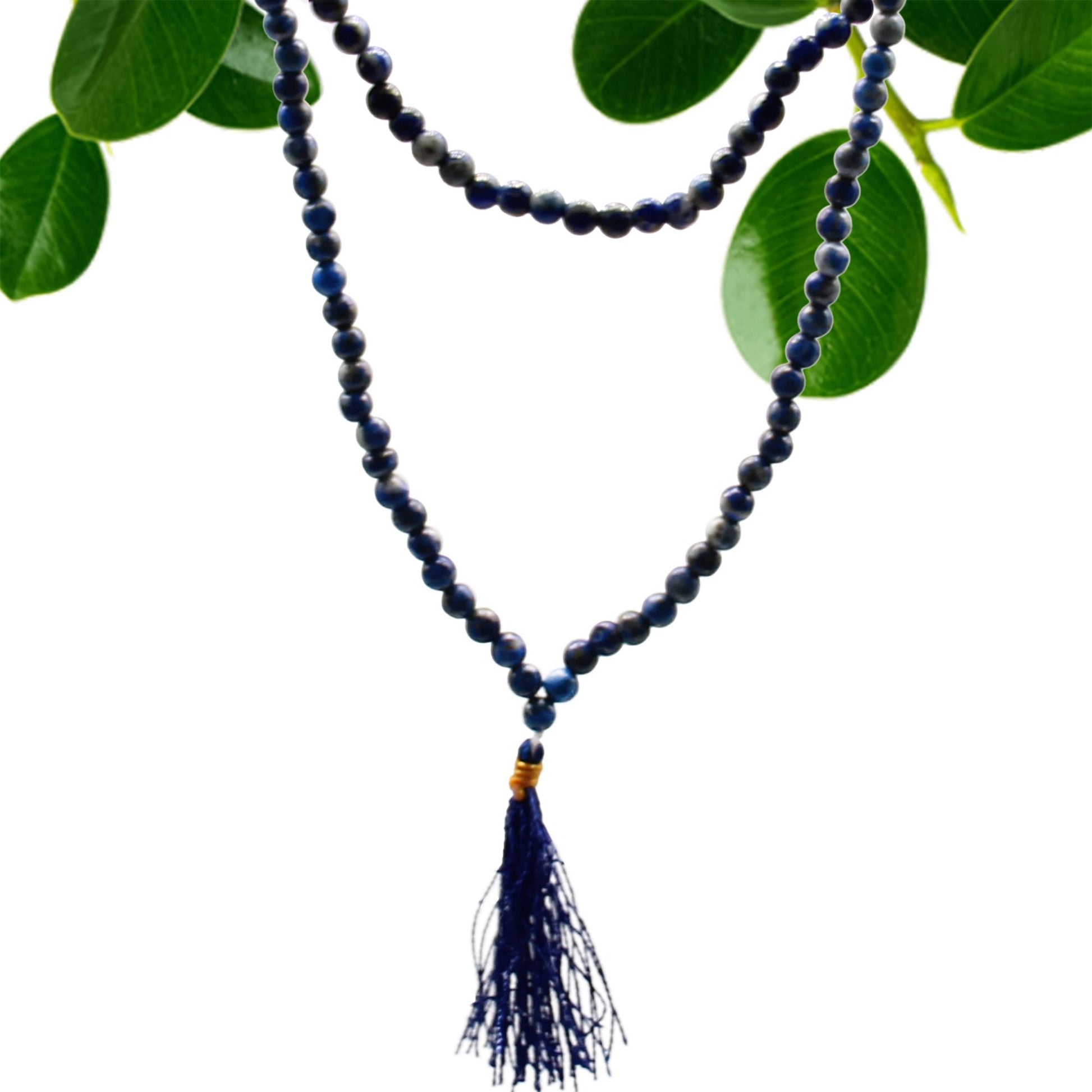 Mala bouddhiste 108 perles - Lapis-Lazuli - photo 5