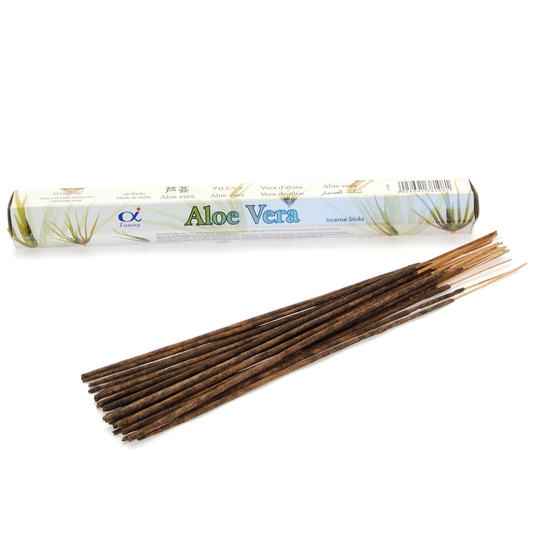 Encens Aloe Vera Premium - Parfum Frais & Purifiant