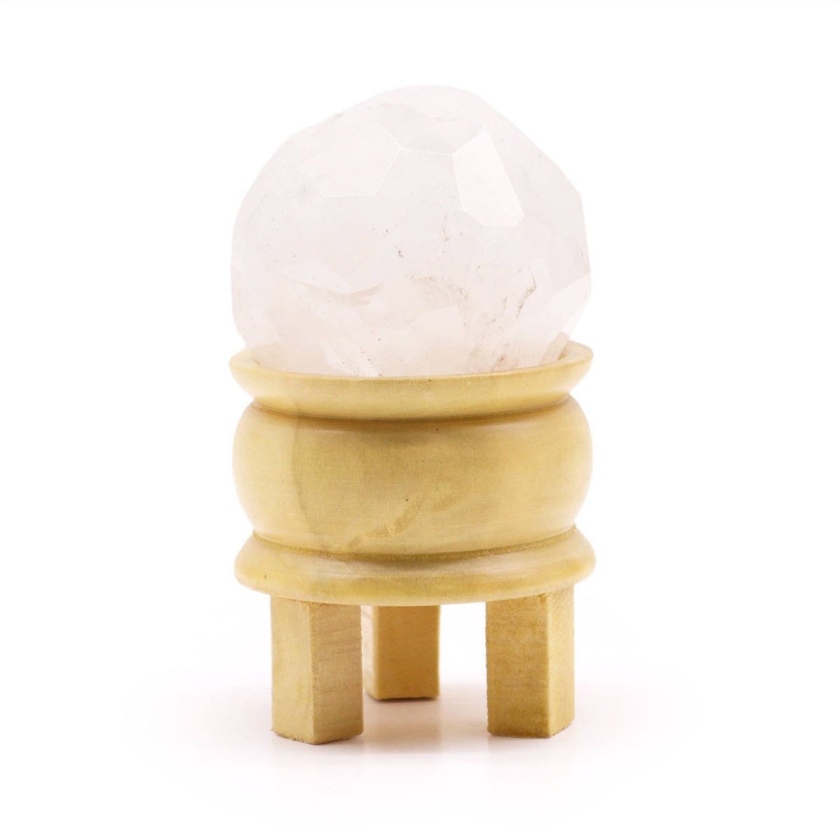 Boule de guérison facettée - Cristal de Roche - photo 4
