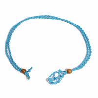 Cordon pour pendentif 45 cm - blue - photo 6