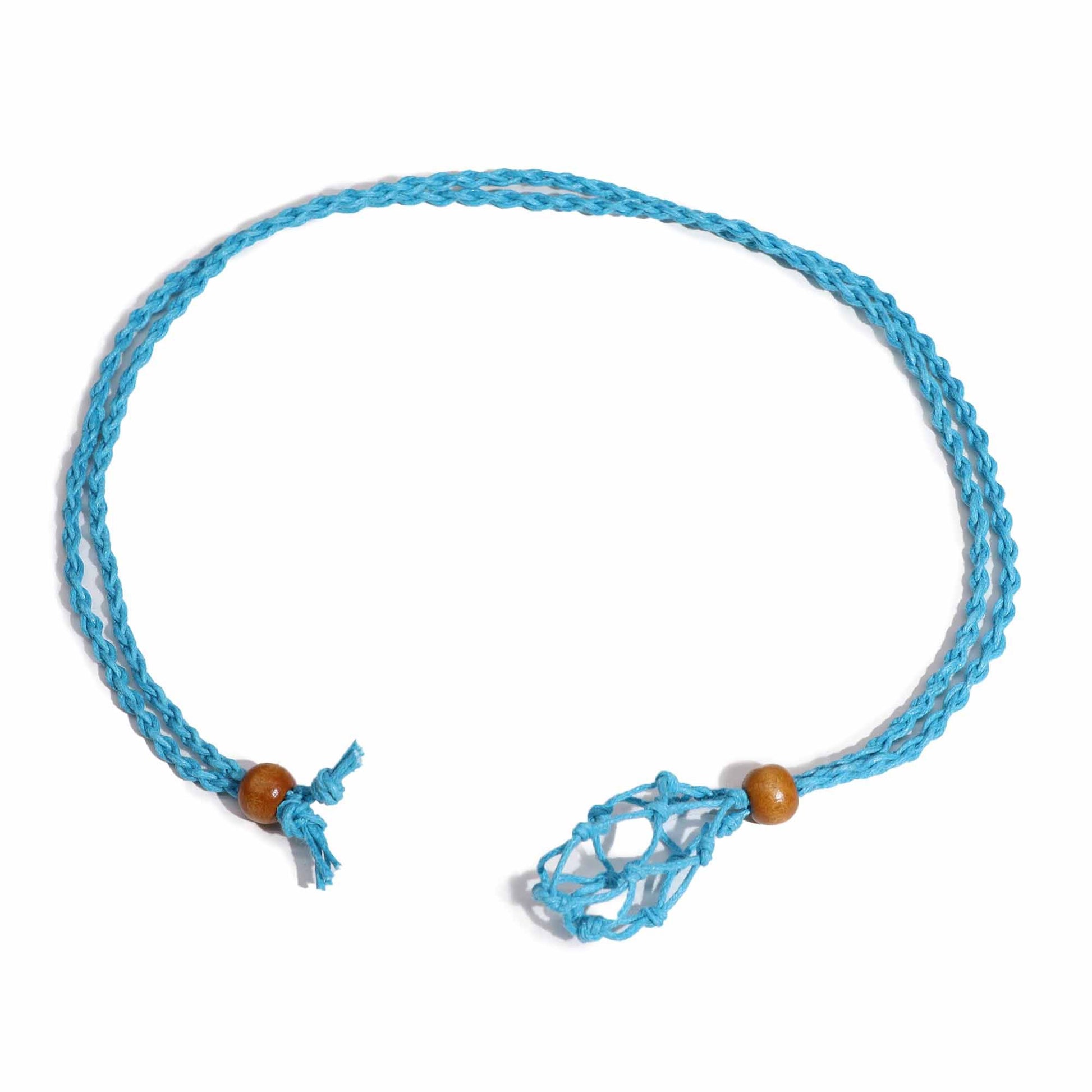 Cordon pour pendentif 45 cm - blue - photo 6