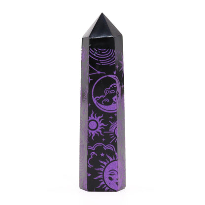 Pointe d'Obsidienne Noire - Mystic Story - deep purple