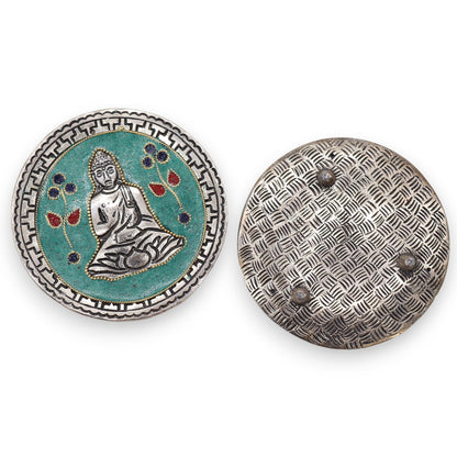 Porte-encens Bouddha Vert 10cm - Méditation & Purification – photo 2