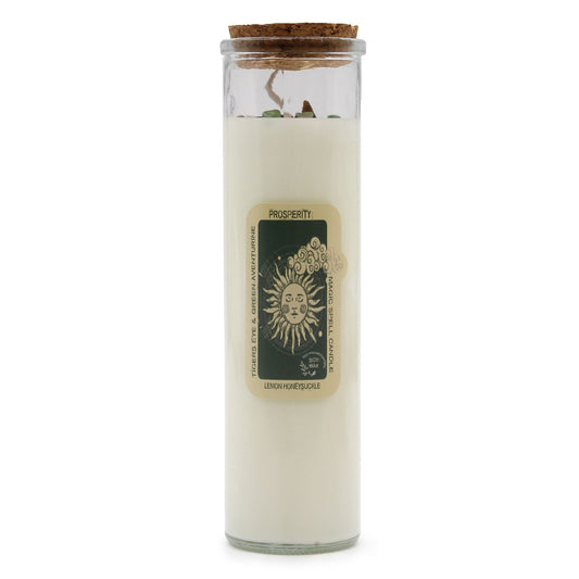 Bougie Magique Prospérité — Œil de Tigre & Aventurine Verte - photo 6