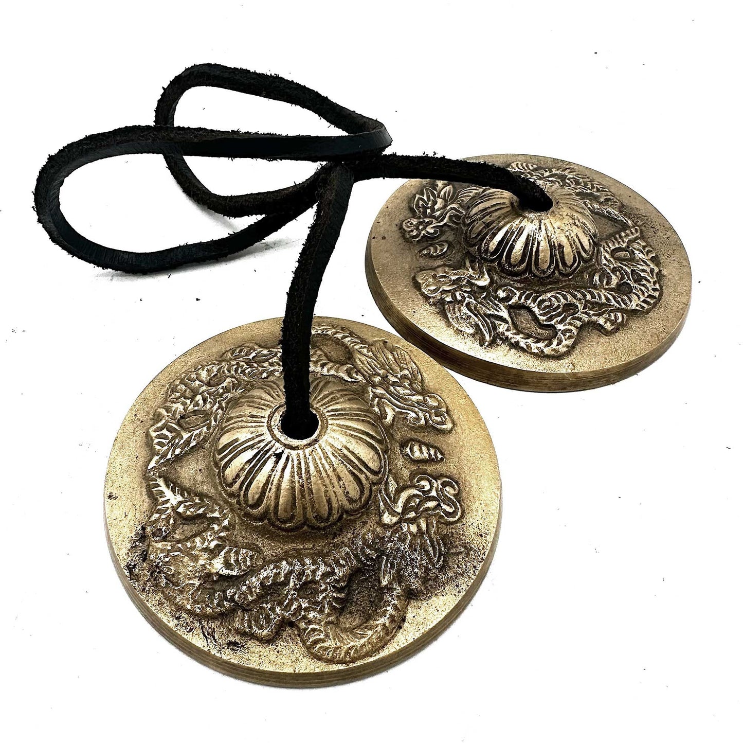 Tingsha Tibétaines Dragon 7,4 cm — Son Cristallin