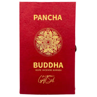 Encens Corde Pancha Buddha + Porte-Encens Argenté – photo 2