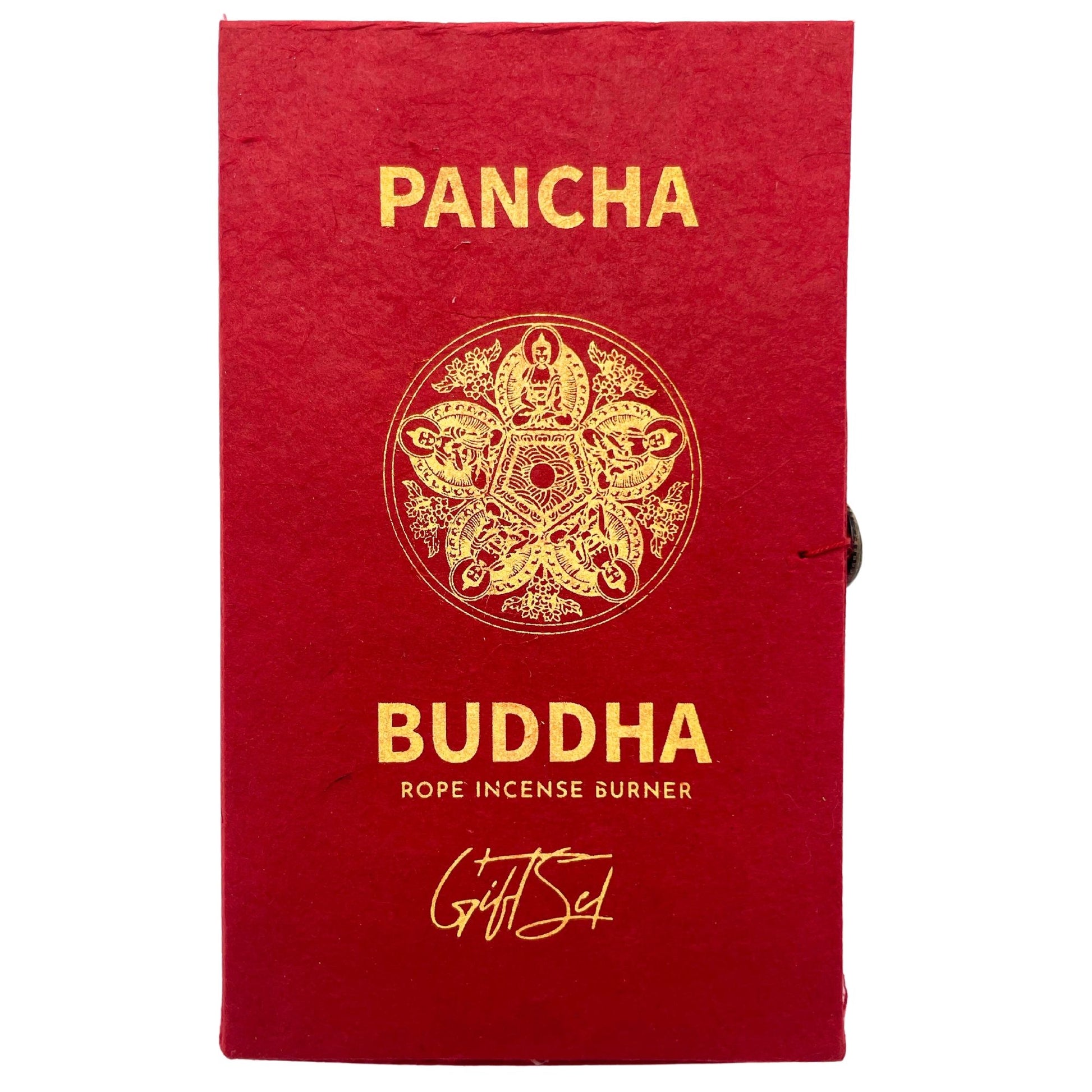 Encens Corde Pancha Buddha + Porte-Encens Argenté – photo 2