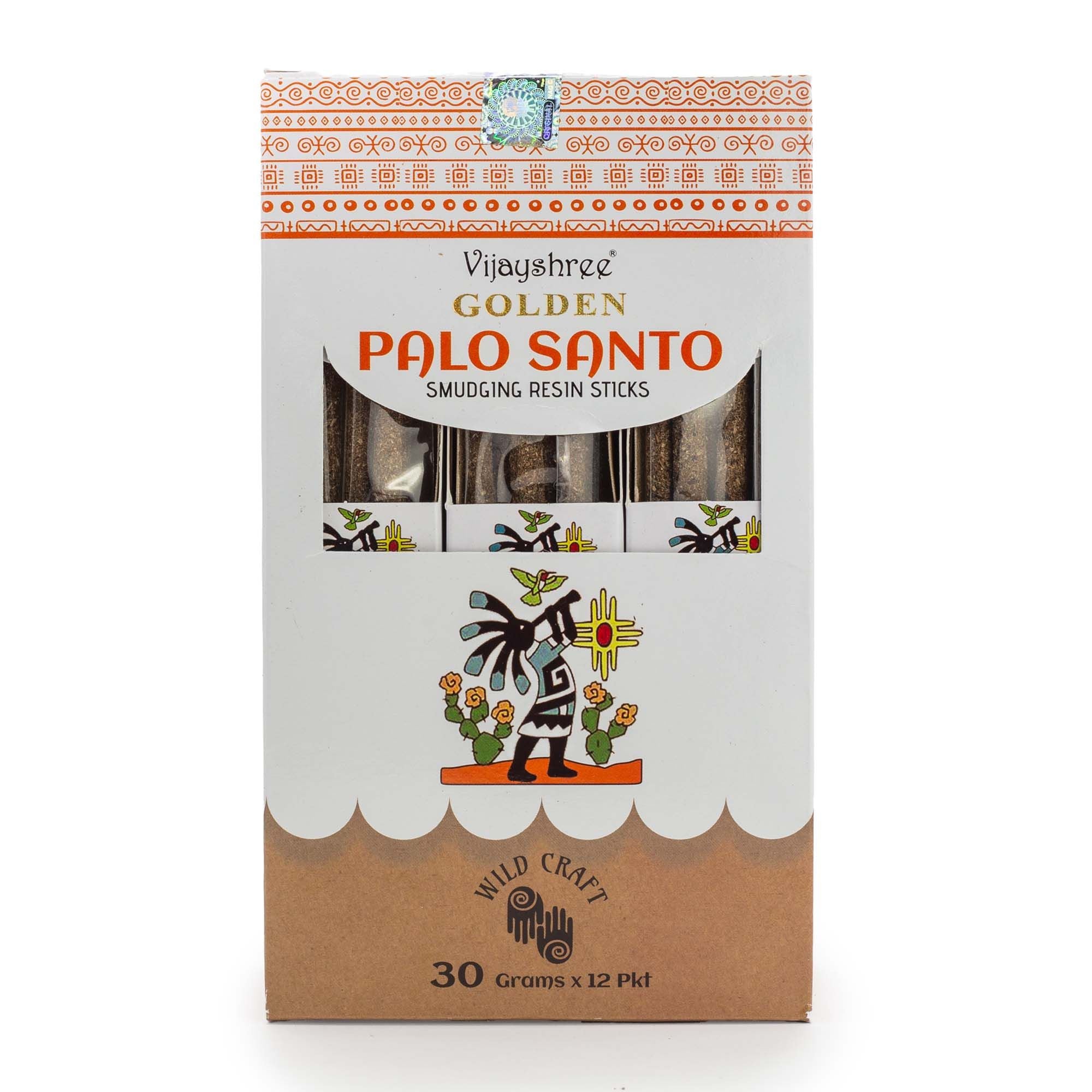30g Golden Palo Santo Smudging Resin Sticks (6s)