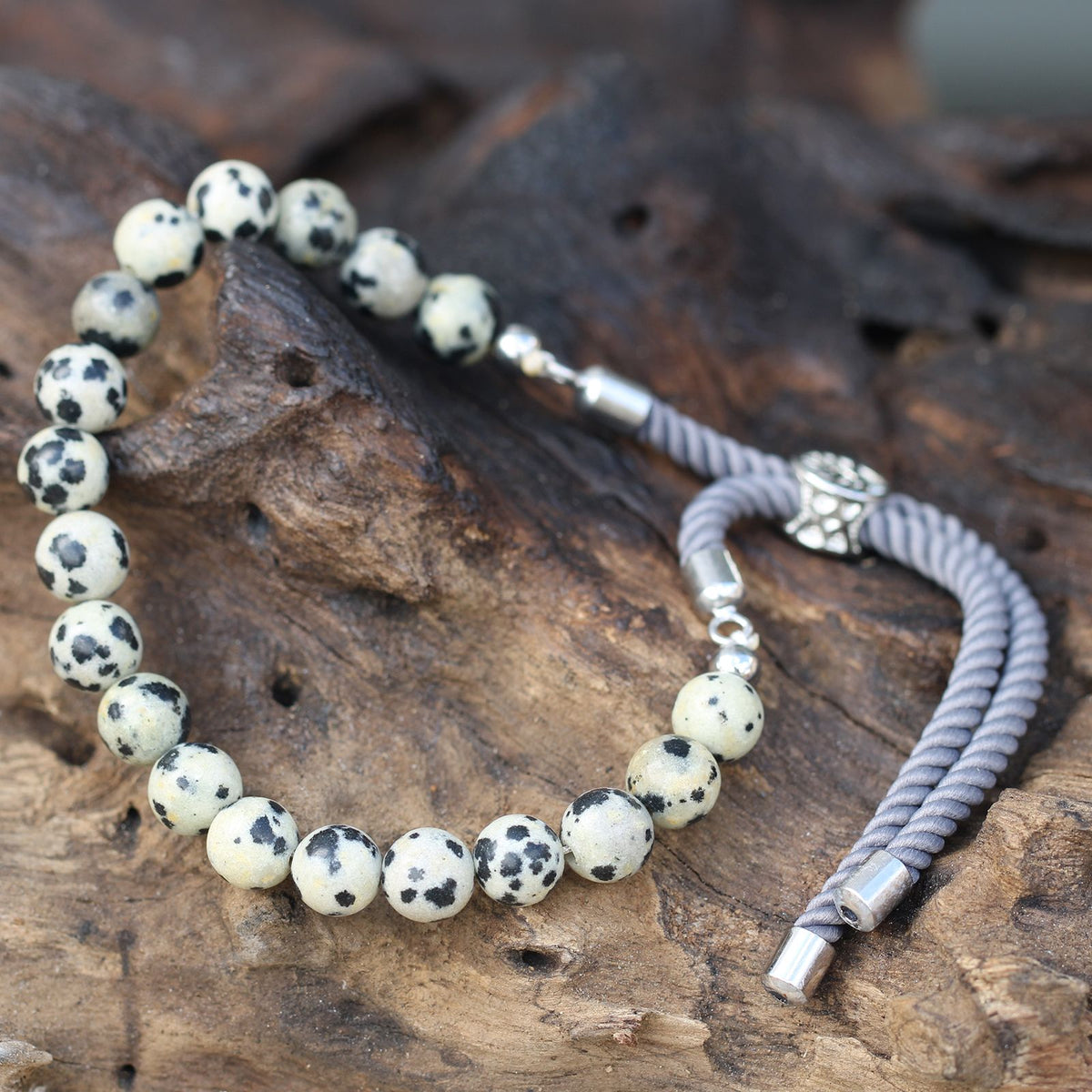 Bracelet Jaspe Dalmatien - Force & Ancrage – photo 4