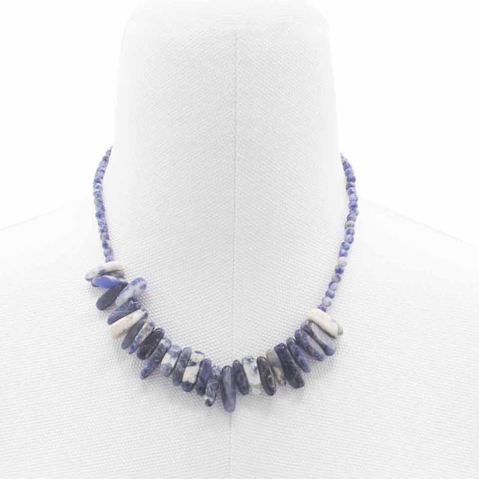 Collier Sodalite Longstone - Communication & Clarté