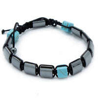 Bracelet Turquoise Hématite - Protection & Voyage – photo 2