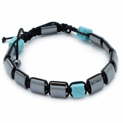 Bracelet Turquoise Hématite - Protection & Voyage – photo 2