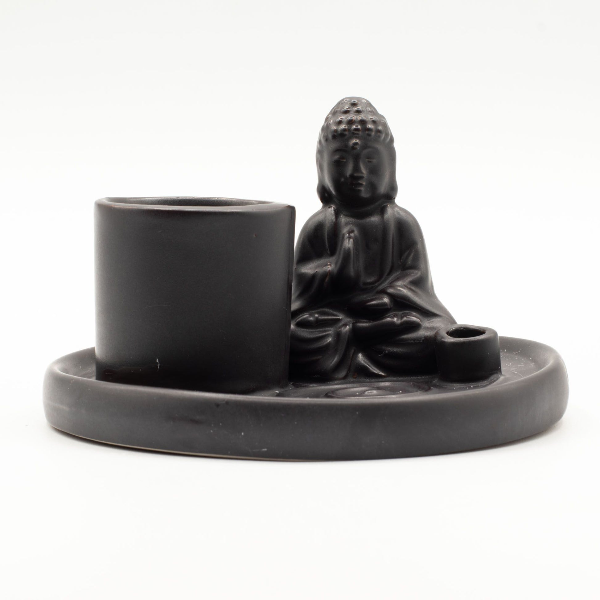 Porte-Encens Bouddha Céramique - Support Bâtons & Cônes – photo 2