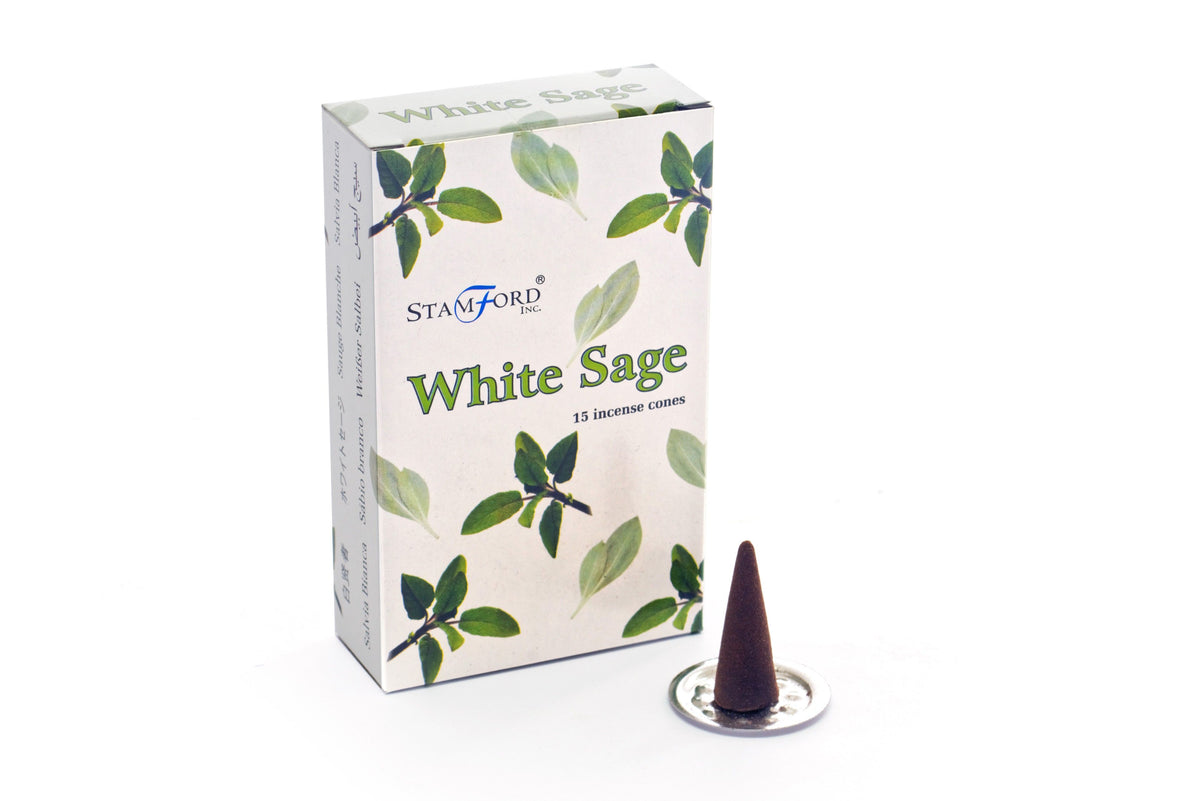 Cônes Encens Sauge Blanche - Purification & Énergie – photo 2