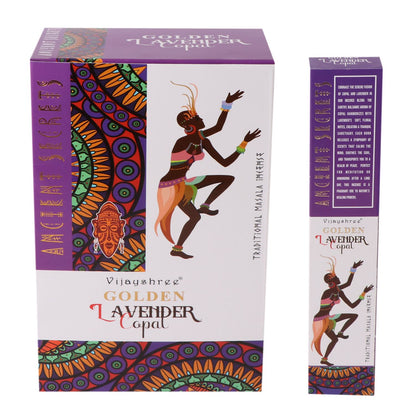 Encens Copal Doré & Lavande 15g - Purification & Apaisement