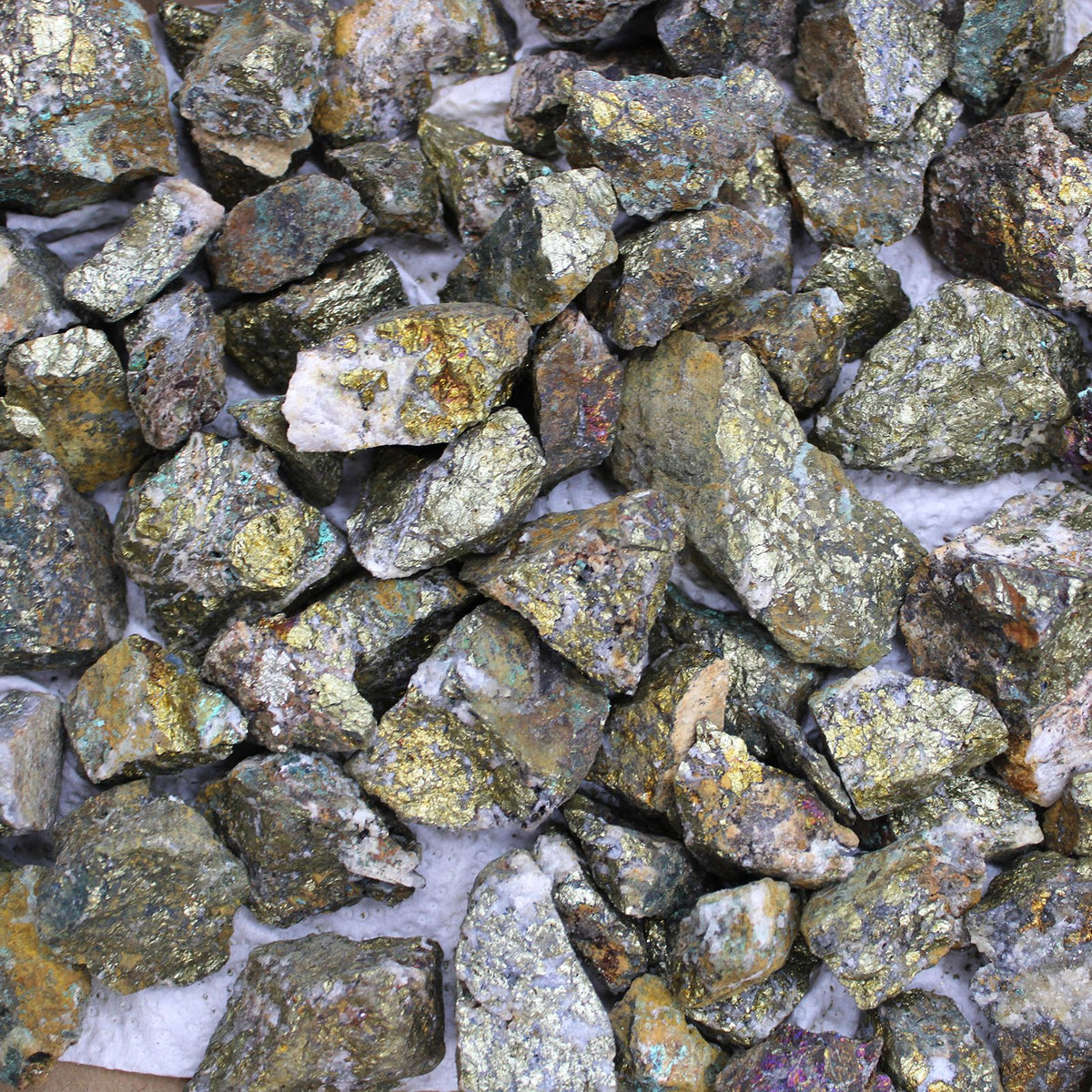 Mineral Specimens - Chalcopyrite (approx 80 pieces)