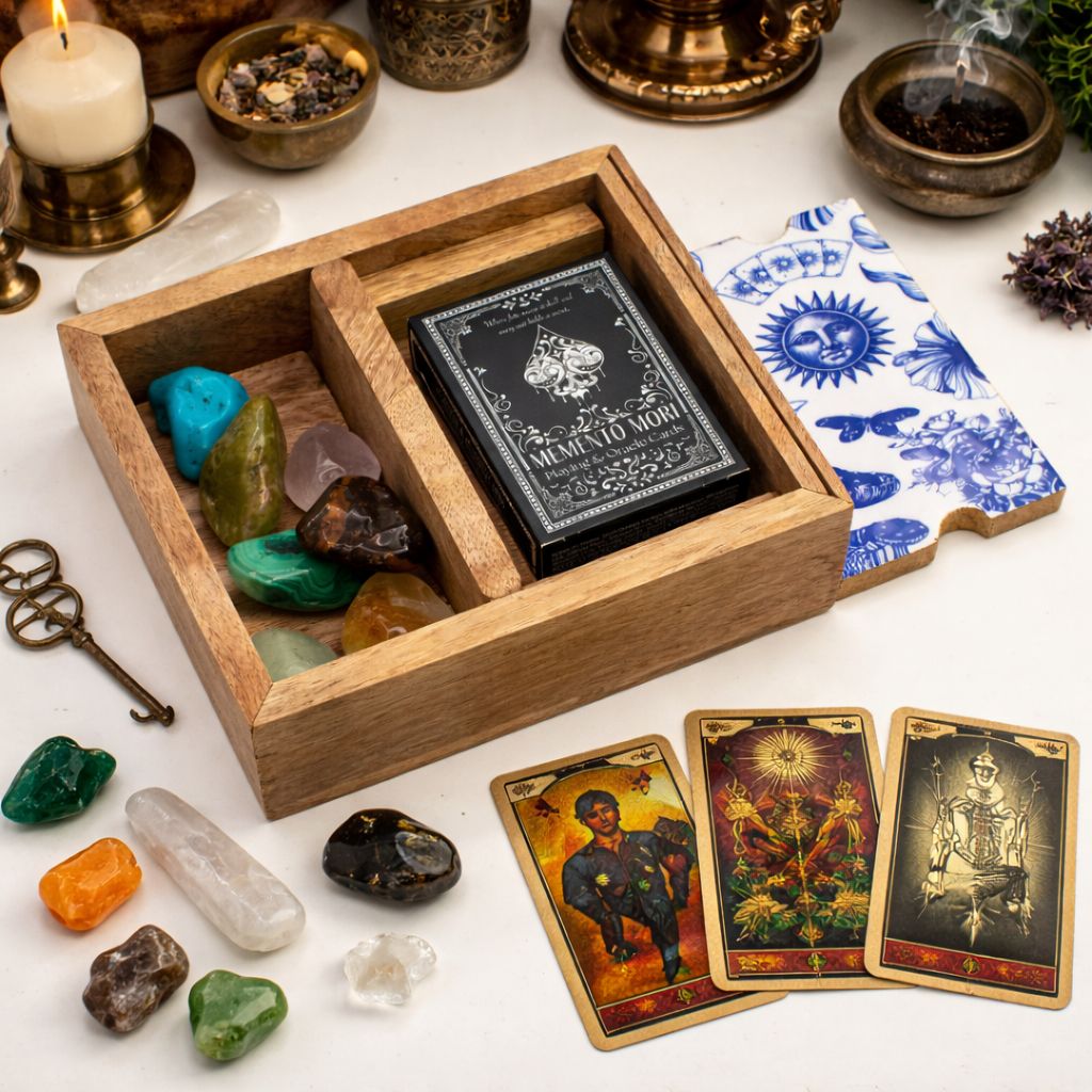Two Section Tarot Box with Card Holder – photo 6