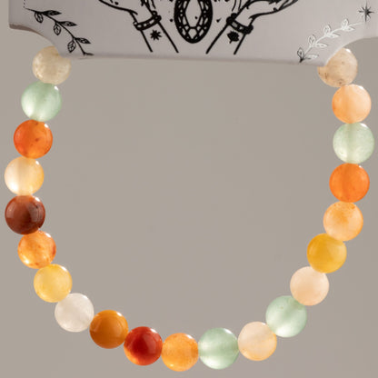 Bracelet Agate Arc-en-ciel — Perles de 6 mm - photo 3