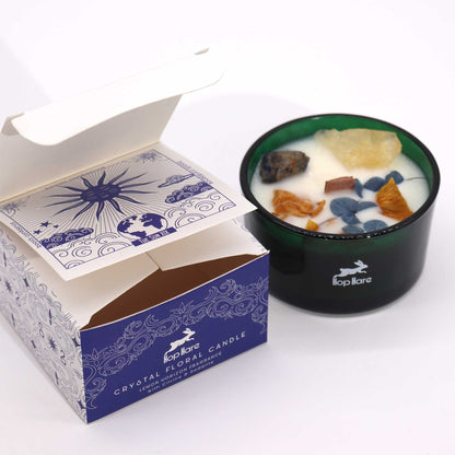 Bougie aux Pierres Citrine & Sodalite — Le Soleil - photo 8