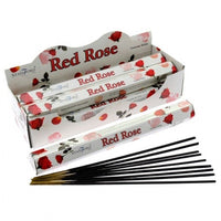 Encens Rose Rouge Premium - Amour & Sérénité