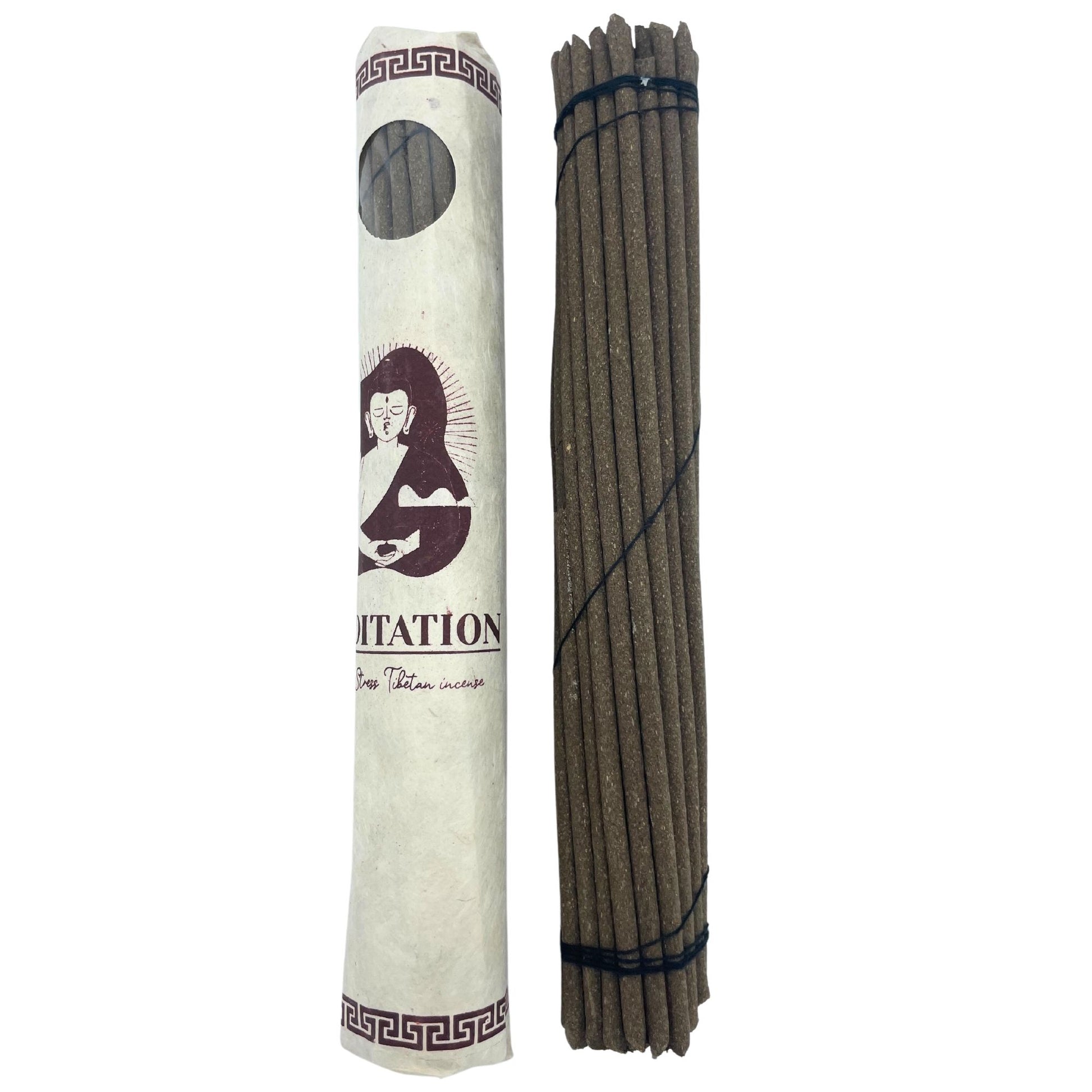 Encens Tibétain Méditation - Lot 30 Bâtonnets Roulés