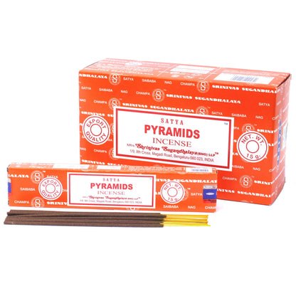 Encens Satya Pyramide 15 g - Amplification Énergétique