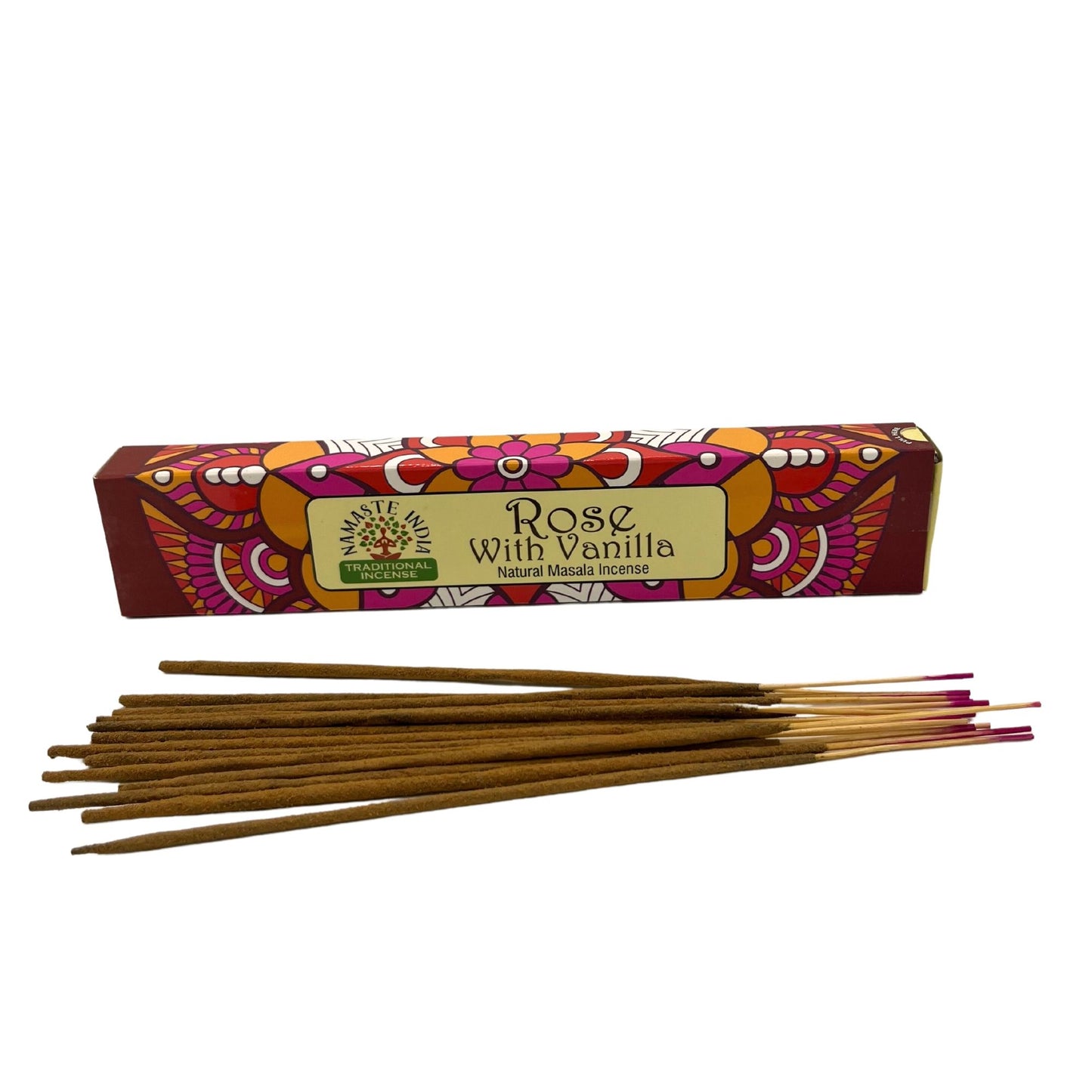 Encens Masala Rose Vanille - Namaste Mandala Artisanal – photo 6