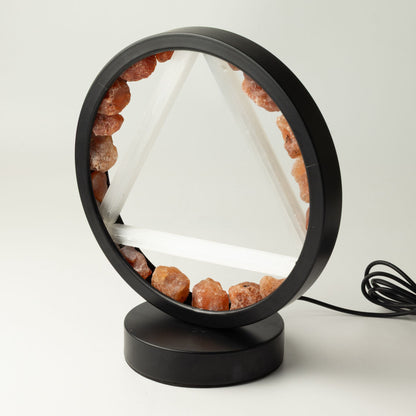Lampe Halo Cornaline & Sélénite — Feu - photo 5