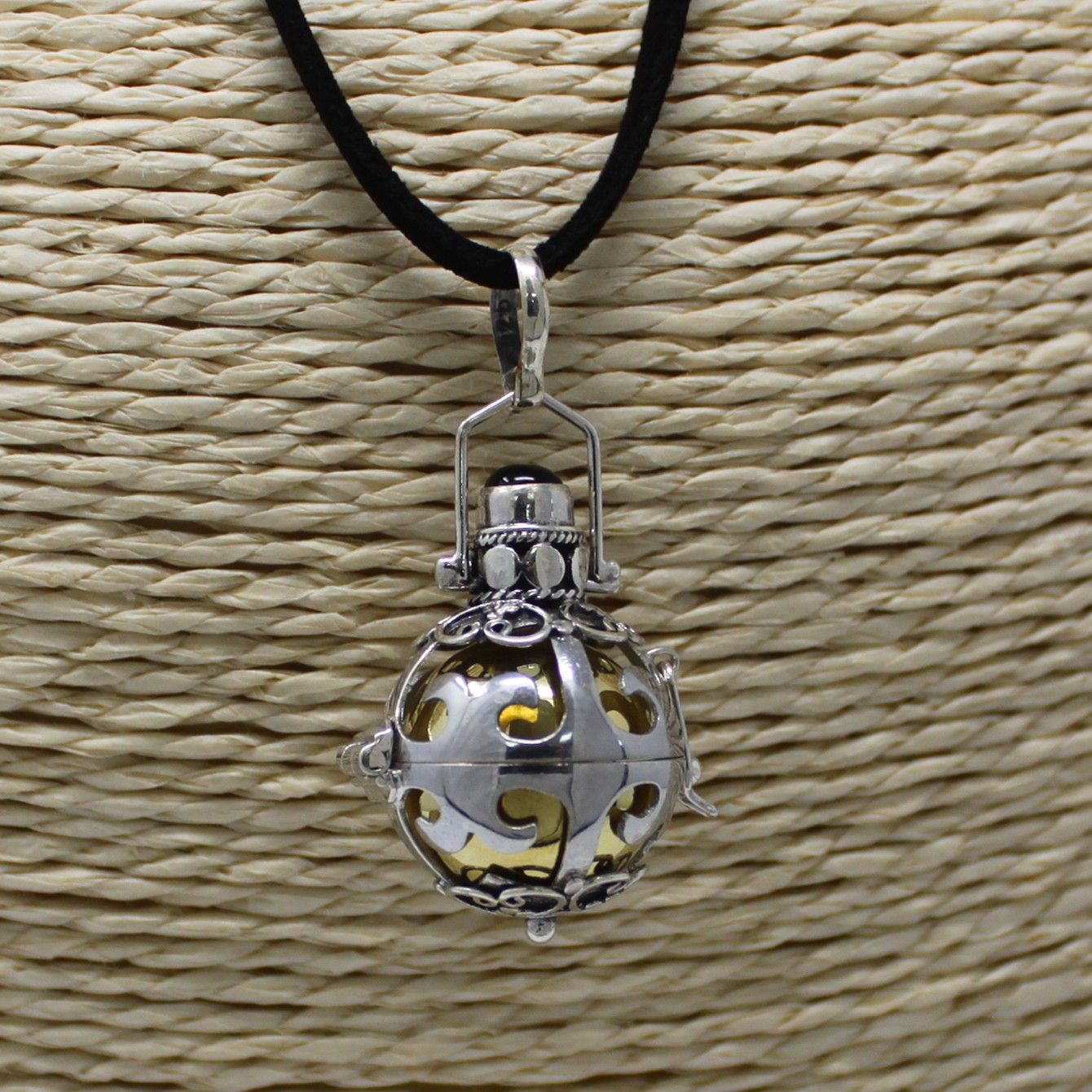 Clochette Ange Argent 925 Bali - Pendentif Artisanal 18mm – photo 3