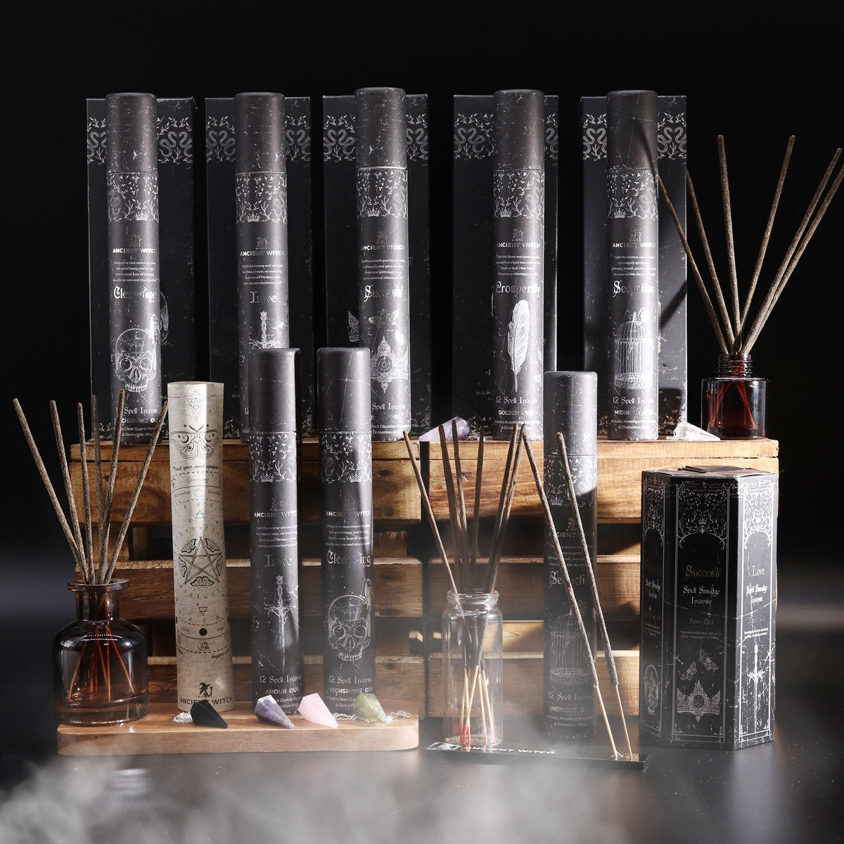 Pyramide Encens Sorcière 5 Rituels - Pendules & Cartes – photo 4