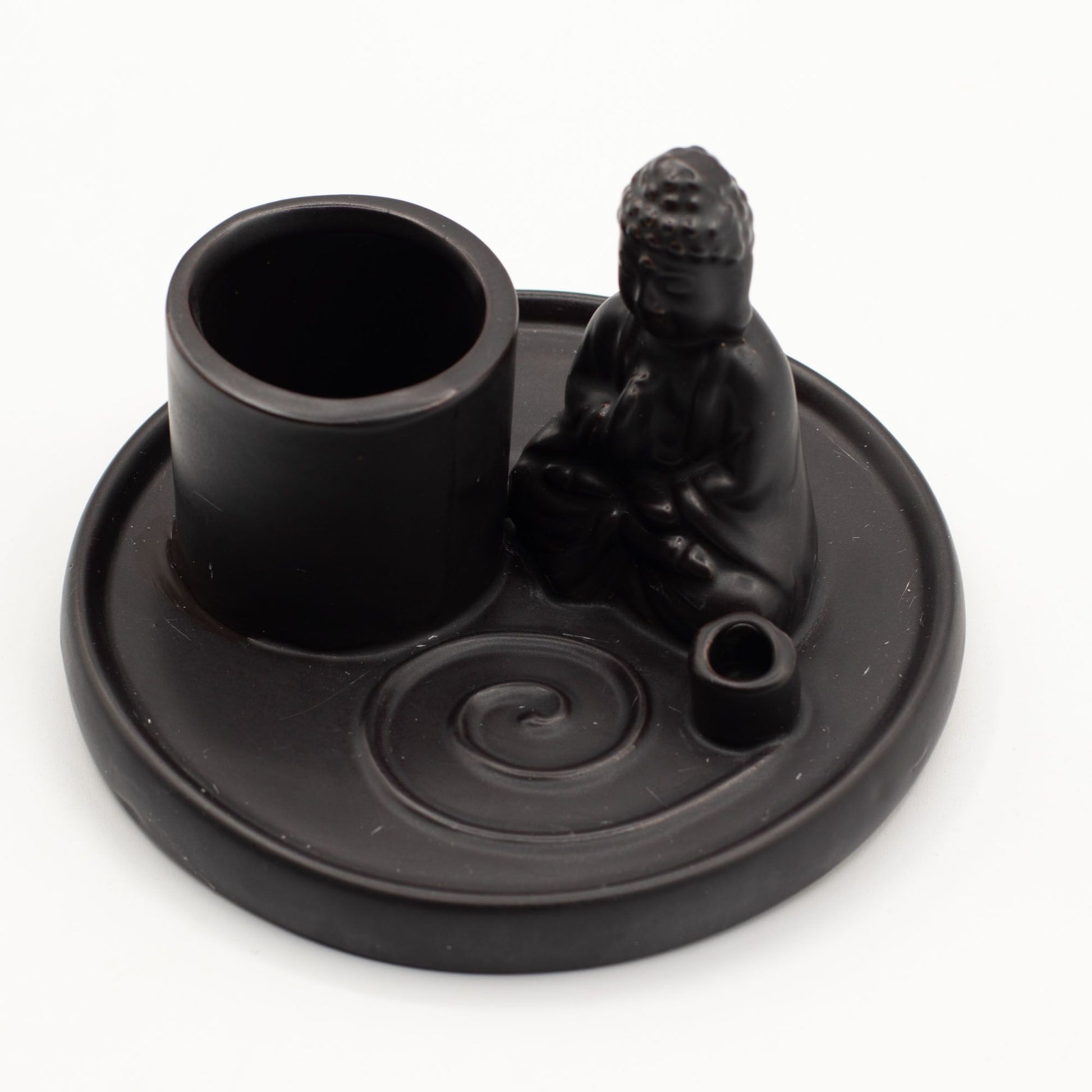 Porte-Encens Bouddha Céramique - Support Bâtons & Cônes – photo 3