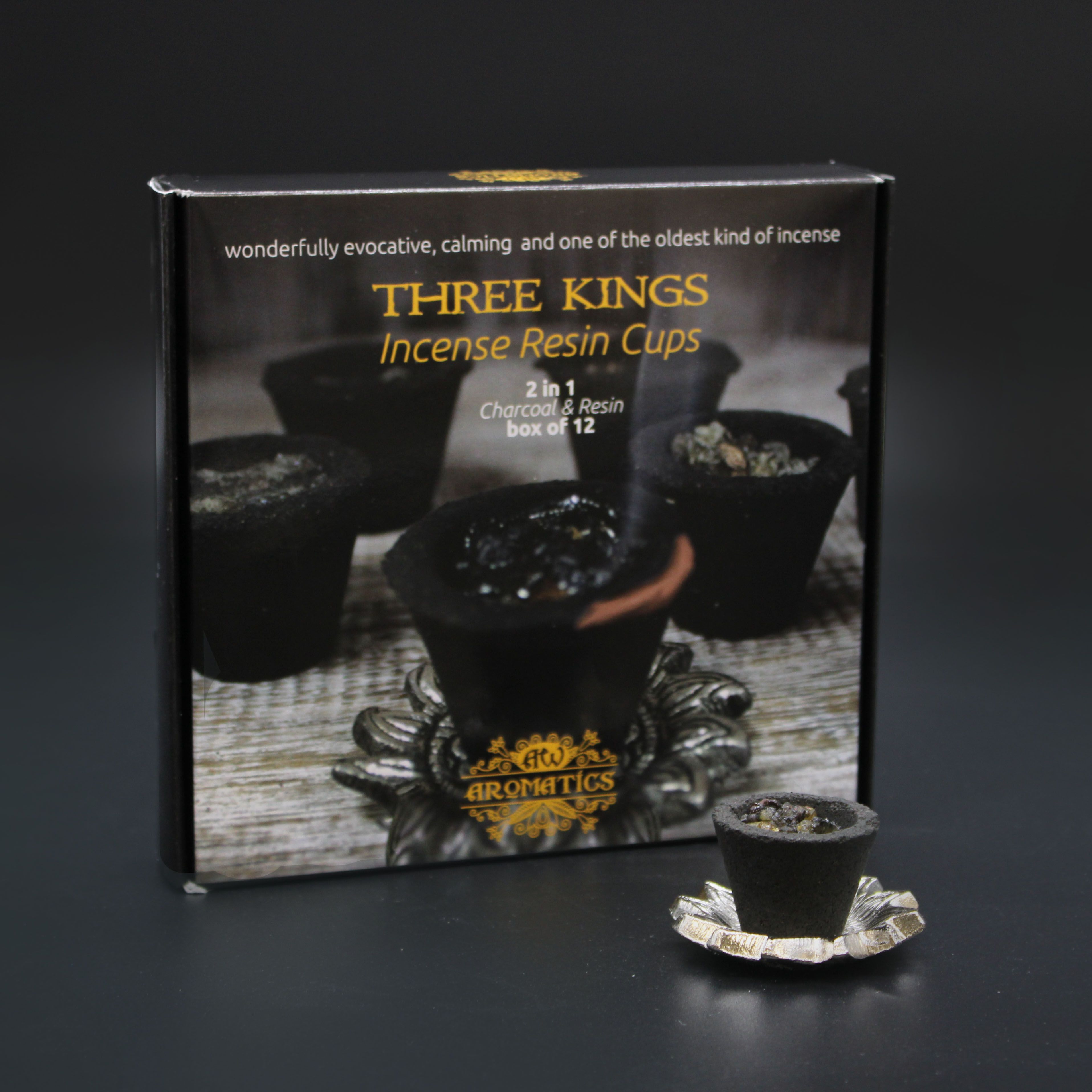Résine d'Encens Trois Rois - Boîte 12 Coupes Rituelles – photo 5