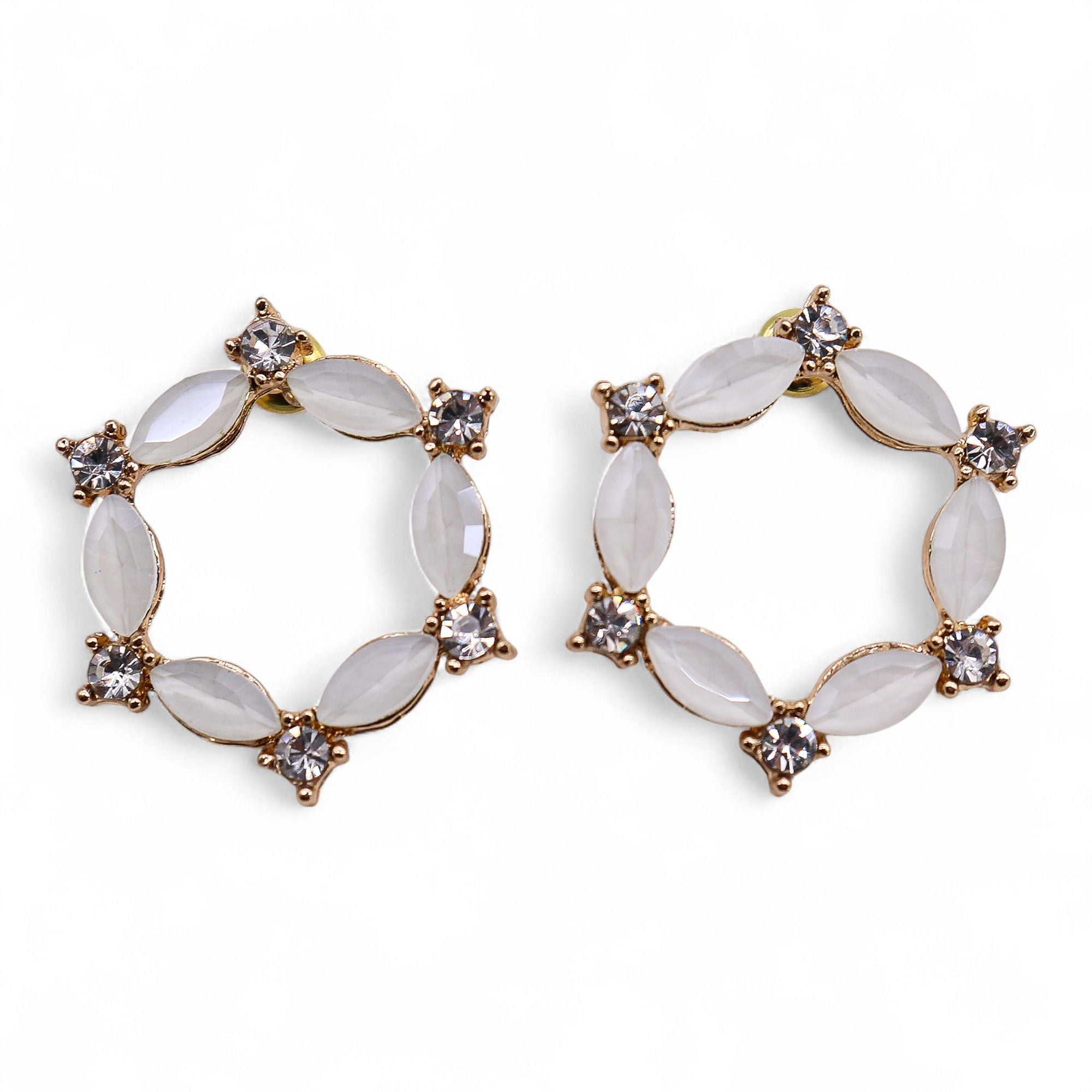 Boucles d'Oreilles Perle Verre Vintage - Élégance Loop – photo 5