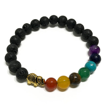 Bracelet en pierre de lave