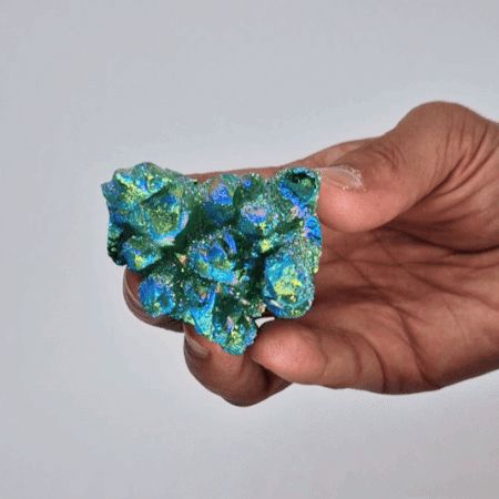 Géode Calcite Colorée Verte 7-10cm — 100-150g – photo 2