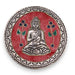 Porte-encens Bouddha Rouge 10cm - Méditation & Purification