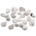 Sachet de 24 pierres roulées d'Afrique - Howlite Blanche