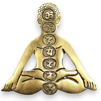 Porte-encens Chakras 12x12cm - Méditation & Purification