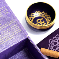 Bol Tibétain Chakra Couronne - Améthyste & Méditation