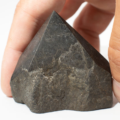 Pointe polie en Tourmaline noire (lot de 5 à 6 pièces)