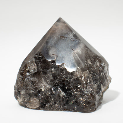Pointe polie en Quartz fumé (lot de 5 à 6 pièces)
