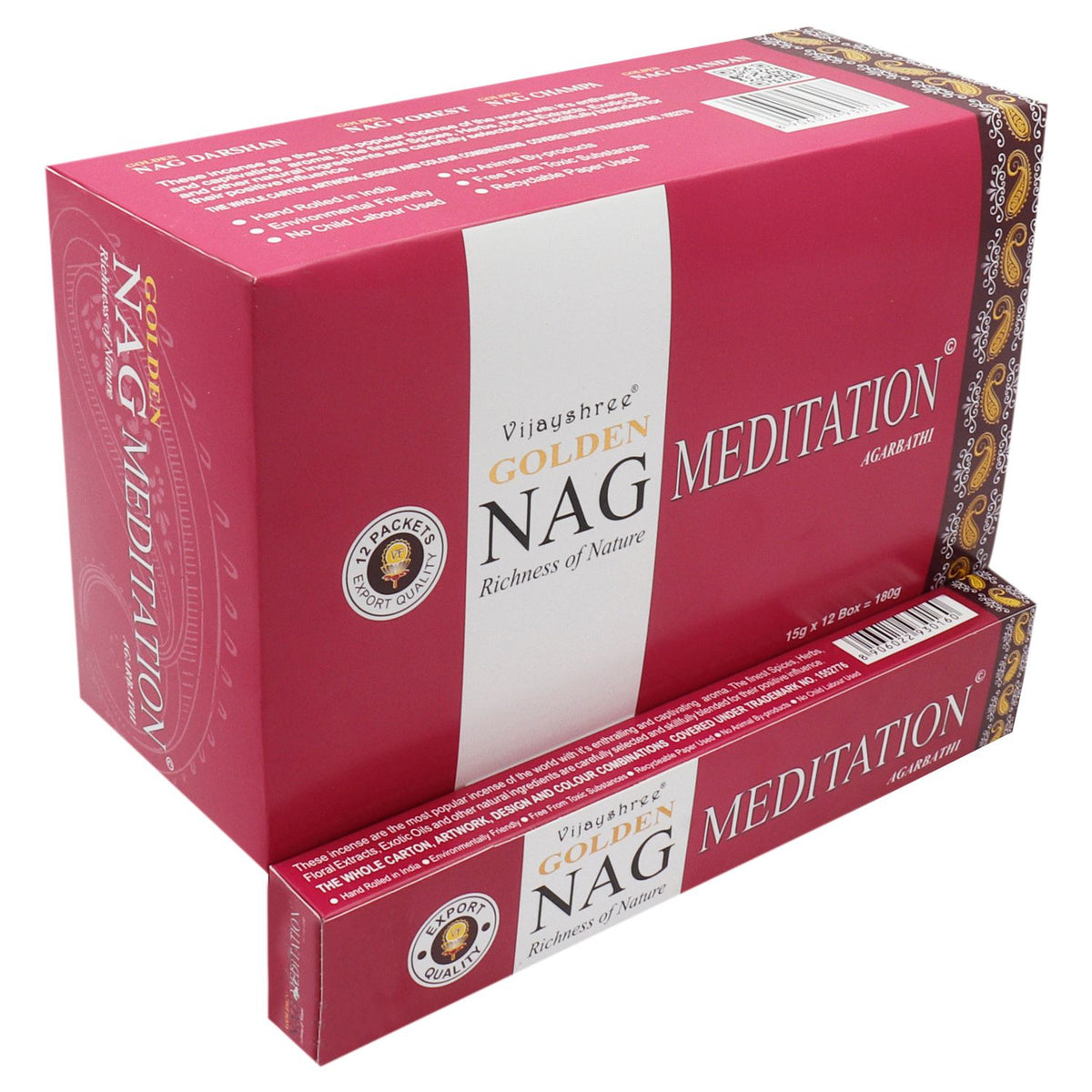 Encens Golden Nag Méditation 15g - Relaxation Profonde – photo 2