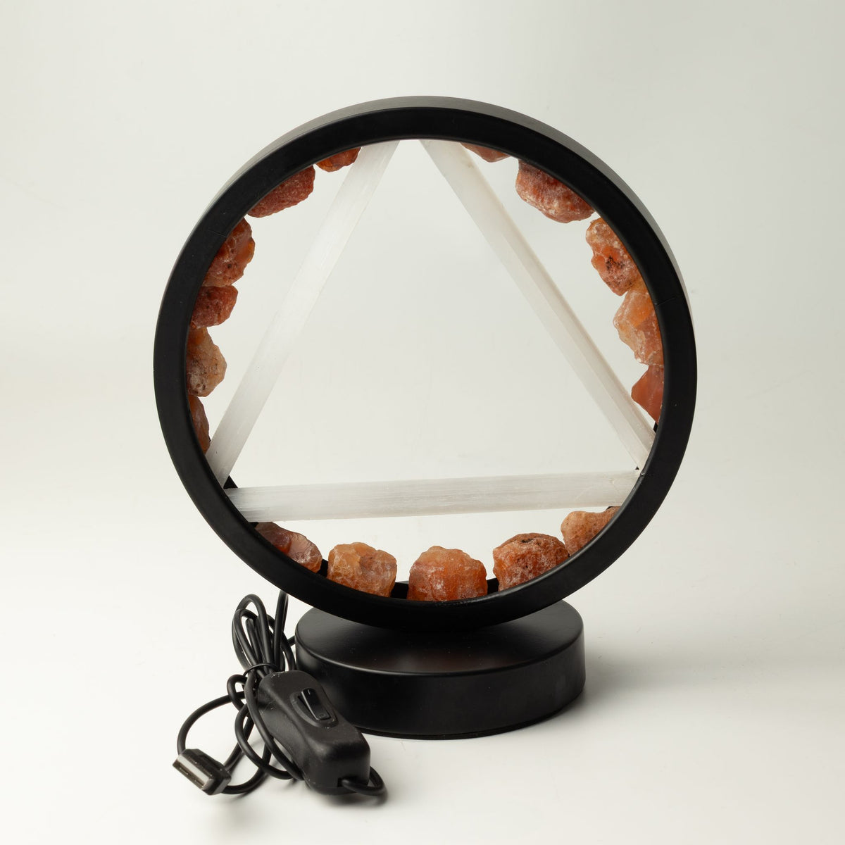 Lampe Halo Cornaline & Sélénite — Feu - photo 6