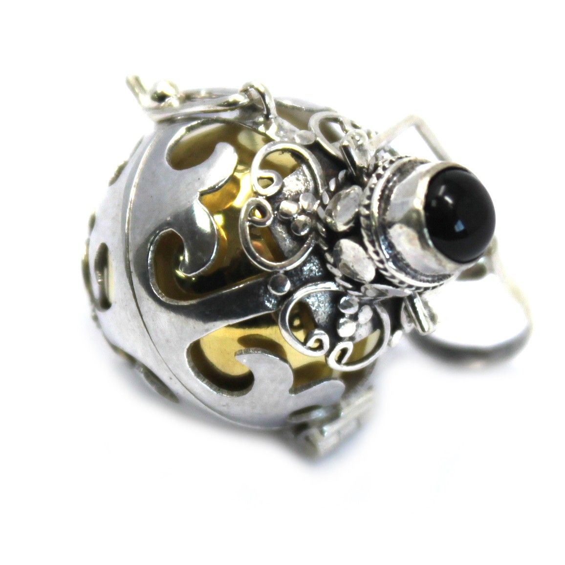 Clochette Ange Argent 925 Bali - Pendentif Artisanal 18mm – photo 5