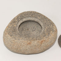 Pot en Pierre de Rivière avec Couvercle 15×12cm – photo 3