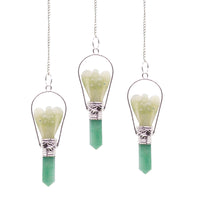 Angel Pendulum with Ring- Green Aventurine